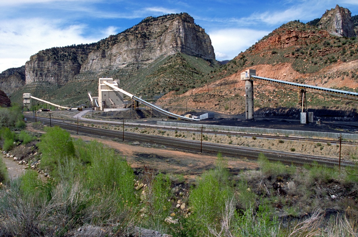 Landscape of a coal site in Utah. BLM photo.