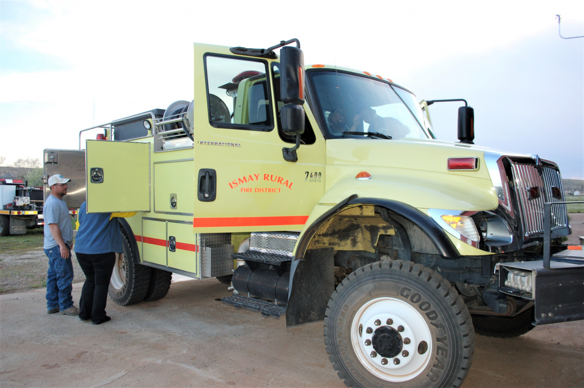 Ismay Rural Fire District Fire District gets new fire engine from BLM ...