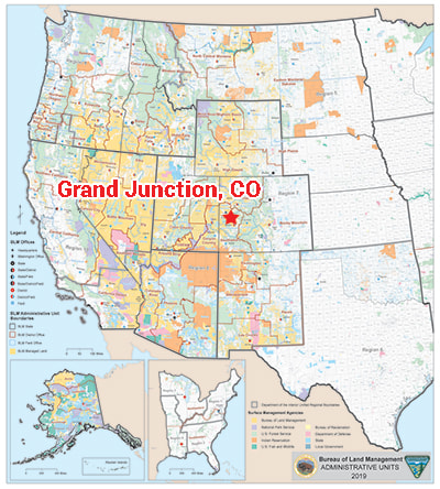 map of grand junction co Headquarters Move West Bureau Of Land Management map of grand junction co