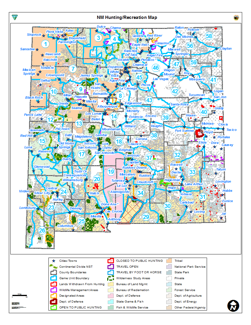 New Mexico Gmu Map Hunting Unit Maps | Bureau of Land Management