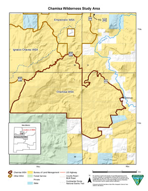 Chamisa Wilderness Study Area | Bureau of Land Management