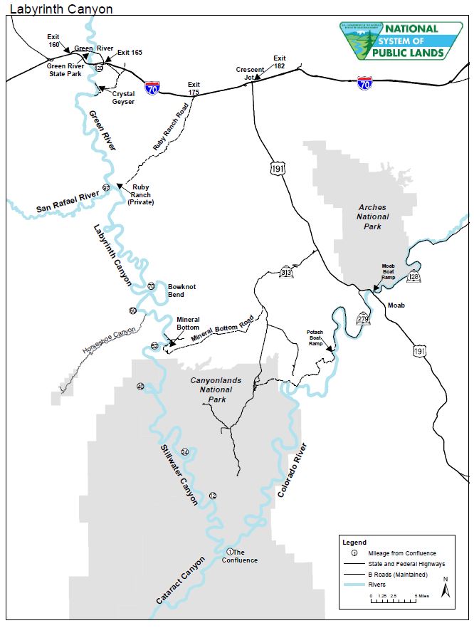 Media: Public Room: Utah: Labyrinth Canyon Map | Bureau of Land Management