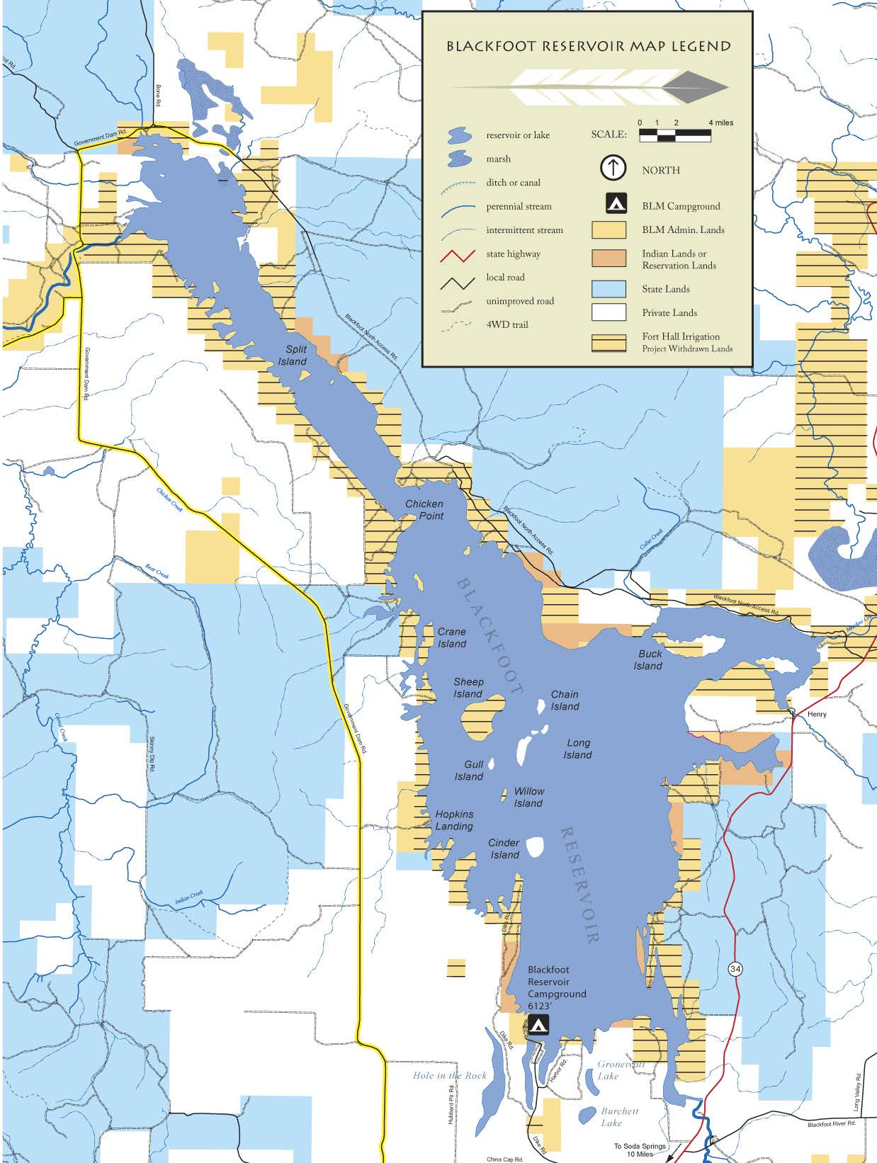 Public Room Media Center Idaho Blackfoot River Recreation Map Bureau Of Land Management 3065