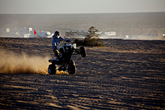 A photo of an ATV rider in the Imperial Sand Dunes Recreation Area