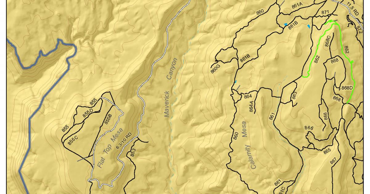 Gateway Extensive Recreation Management Area Calamity Map Bureau Of Land Management 0734