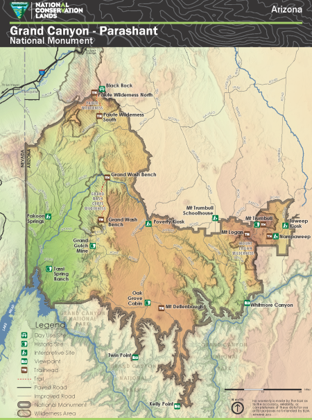 Grand Canyon-Parashant National Monument Map | Bureau of Land Management