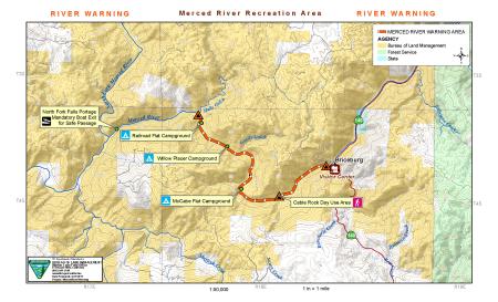 Merced River Recreation Area Map 