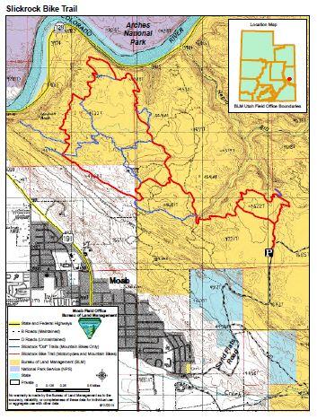 slickrock campground map