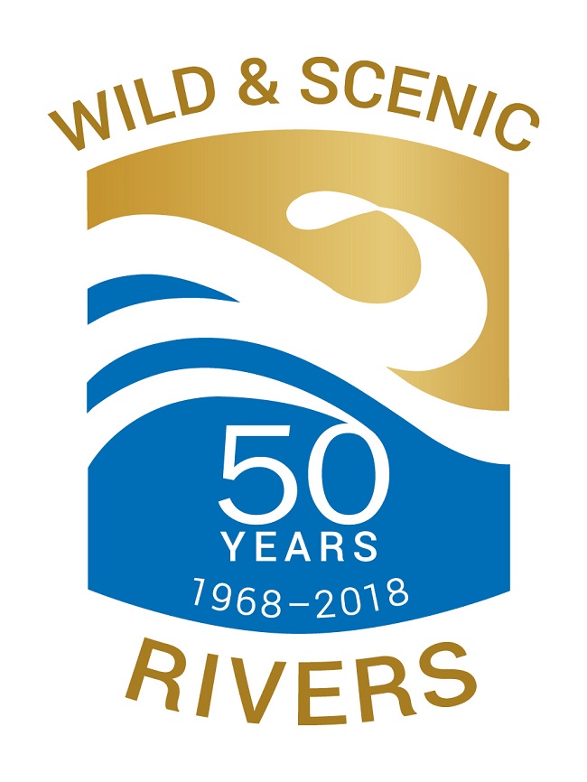 The Wild and Scenic Rivers Act 50th Anniversary Logo
