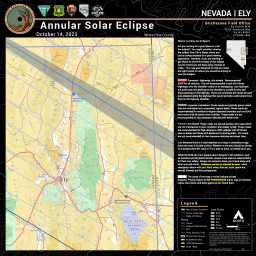 Annular Solar Eclipse Map Nevada
