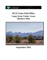 BLM Yuma Field Office Long-Term Visitor Areas Draft Business Plan cover