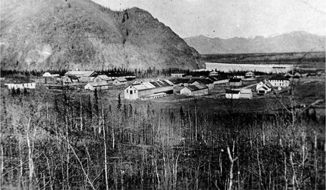 Period photo of Fort Egbert