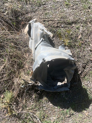 photo of damaged piece of culvert pipe