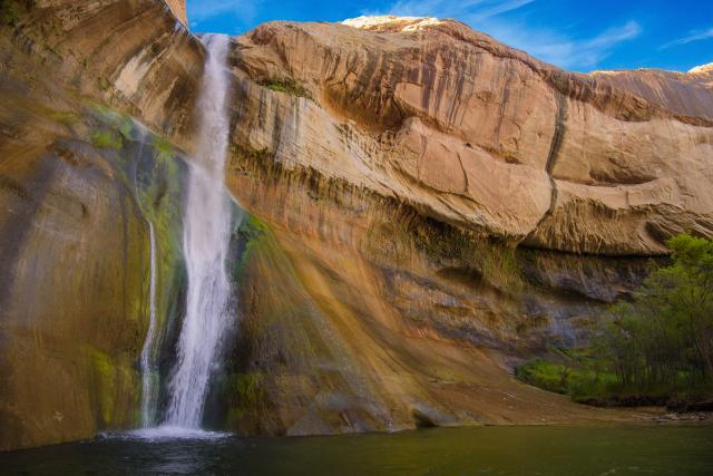 View of Lower Calf Creek Falls, Grand Staircase-Escalante National Monument.