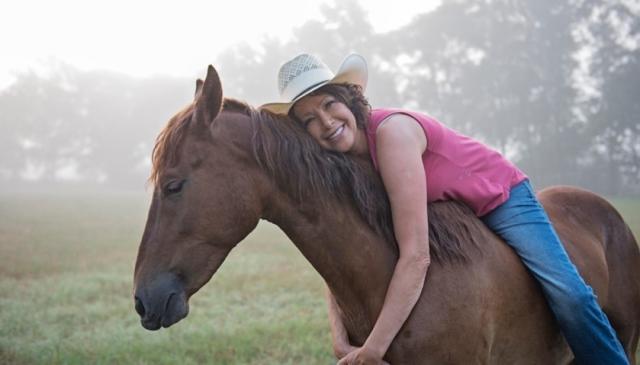 Woman on horse