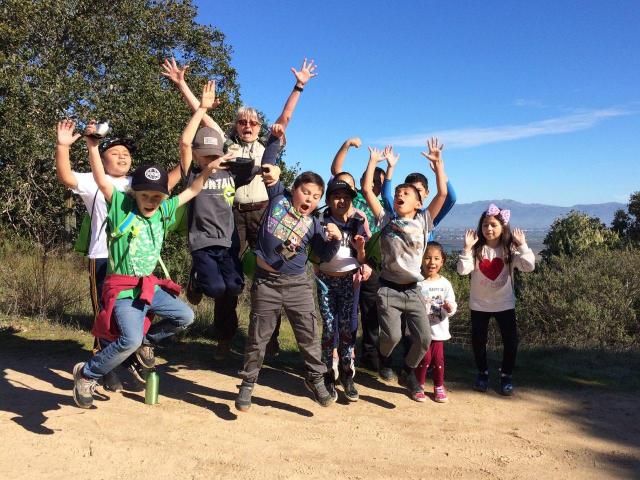 Saturday school hike. Third grade students and their families from the Alisal school district and Washington Union school district are offered a Saturday hike once a month. These hikes are an extension of the Junior Ranger program that is offered in school.