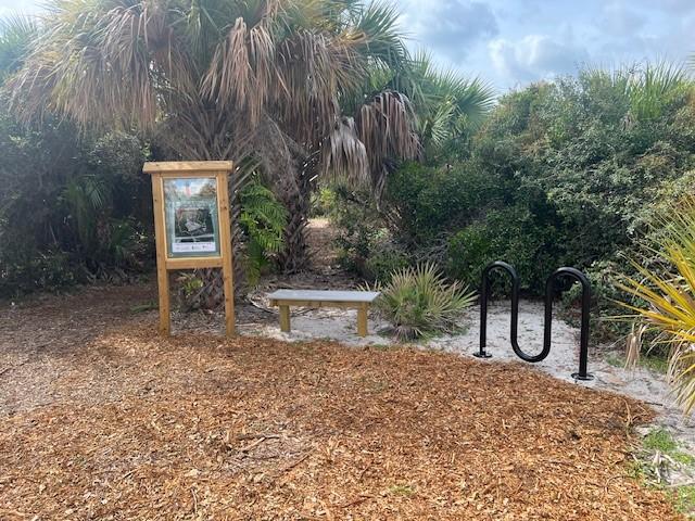 A view of the new walking trail connecting Jupiter Inlet Lighthouse ONA to the village of Tequesta, Florida