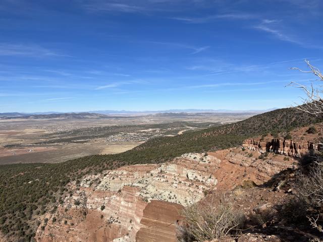 a panoramic view from a mountain side.