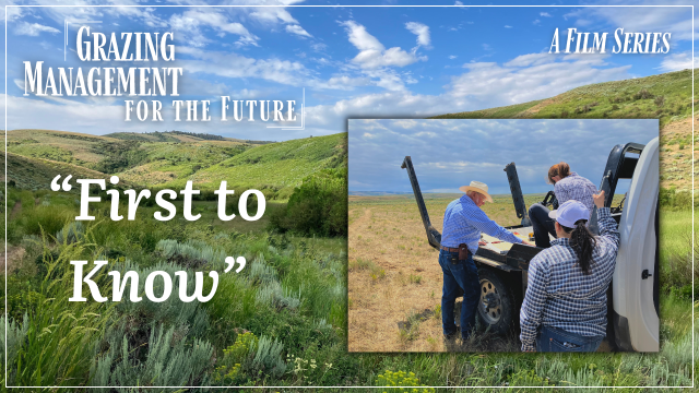 Film Series title photo with Ranchers working with the WY BLM