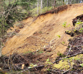 Little Elk Mountain landslide