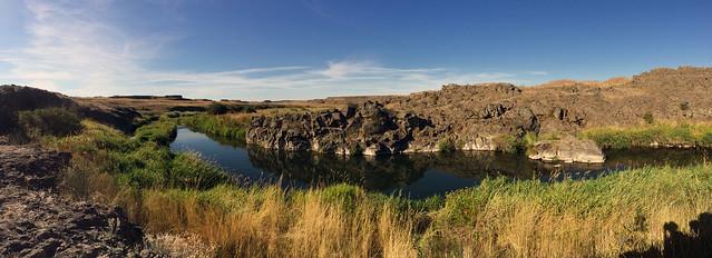 Rock Creek flowing through an untouched landscape