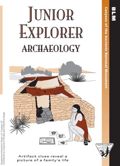 Cover of Canyons of the Ancients Junior Explorer Booklet.