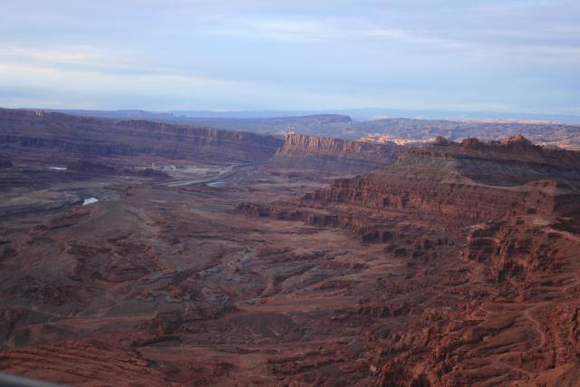 The Kane Creek anticline rises from the desert just south of Moab.