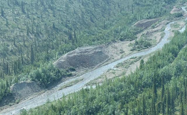 A photo of south fork of the Harrison Creek.