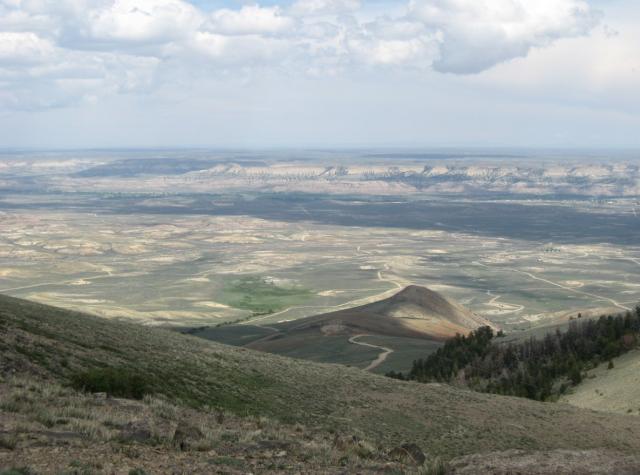 Pinedale landscape view of mountains