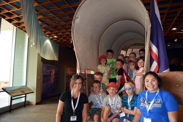 Students from local schools participate in a Museum Adventure Quest program visit to the NHTIC