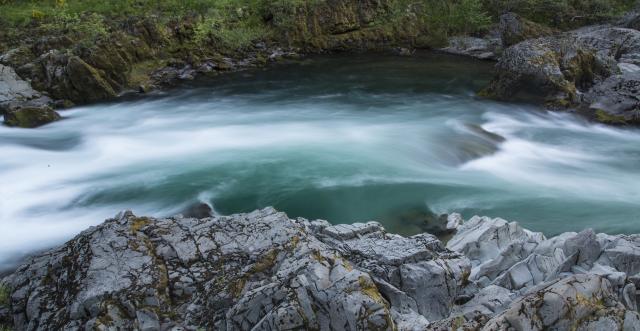 rapids on the North Umpqua Wild and Scenic River