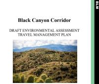 a screenshot of a document titled Black Canyon Corridor Draft Environmental Assessment Travel Management Plan