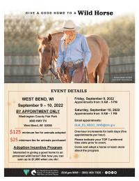 BLM to host wild horse and burro event in West Bend, Wisconsin