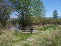Challis Bridge Recreation Site table