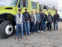 BLM Twin Falls District fire management transfer wildland fire engine to Notch Butte Rangeland Fire Protection Association