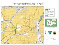Image of map of Dry Ryan Hand Piles and Burn Area