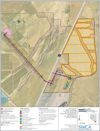 map showing  Dry Lake East Energy Center Solar Project