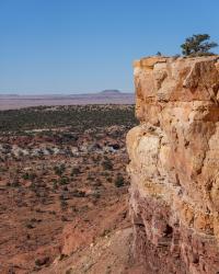 A cliff face near Yellowstone Mesa.