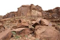 Rocky canyons on public lands.