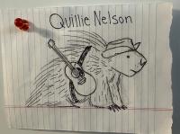 Quillie Nelson with guitar