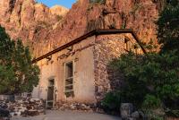 Remains of the Van Patten Mountain Camp at the Dripping Springs Natural Area, near Las Cruces, NM. (BLM photo/Derrick Henry)