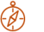 orange compass icon