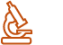 orange microscope icon