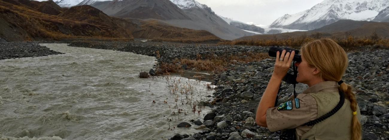 A ranger in Alaska