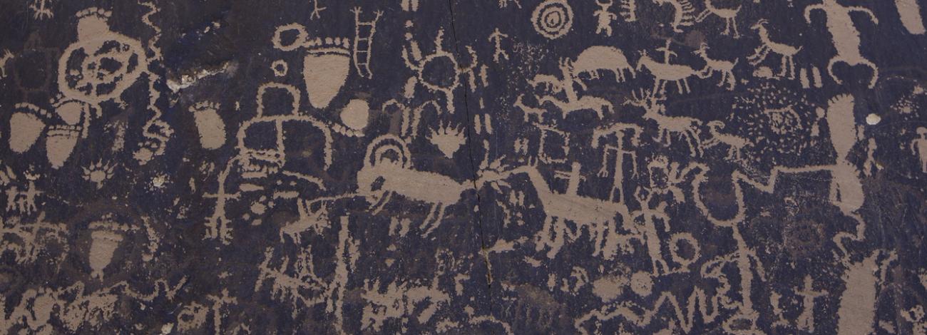Petroglyphs at Newspaper Rock