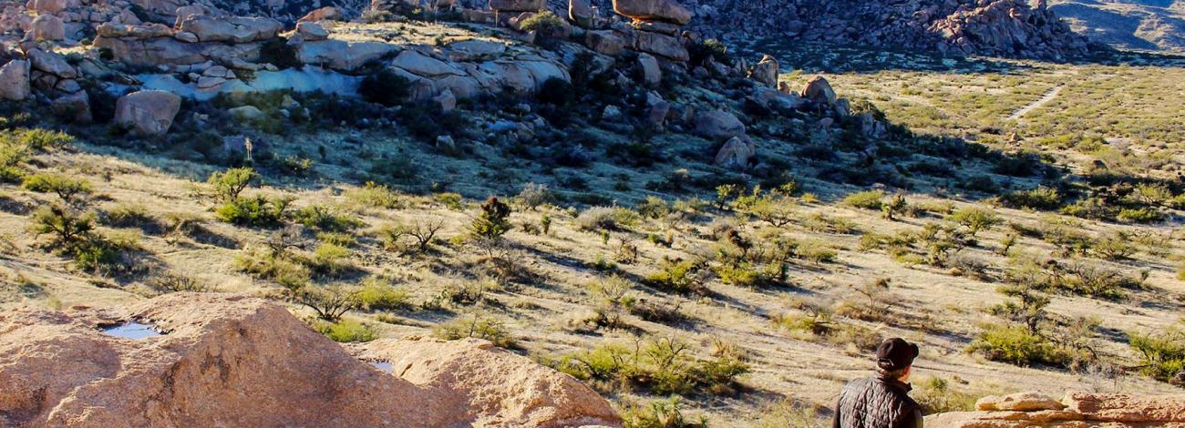 View from Indian Bread Rocks