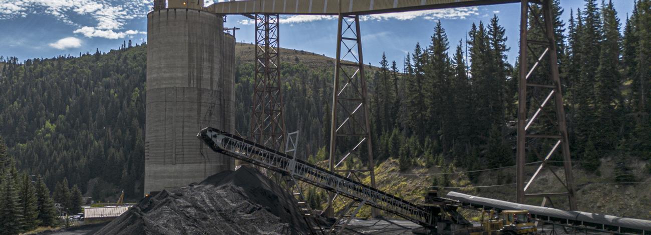 Coal processing at Skyline Mine