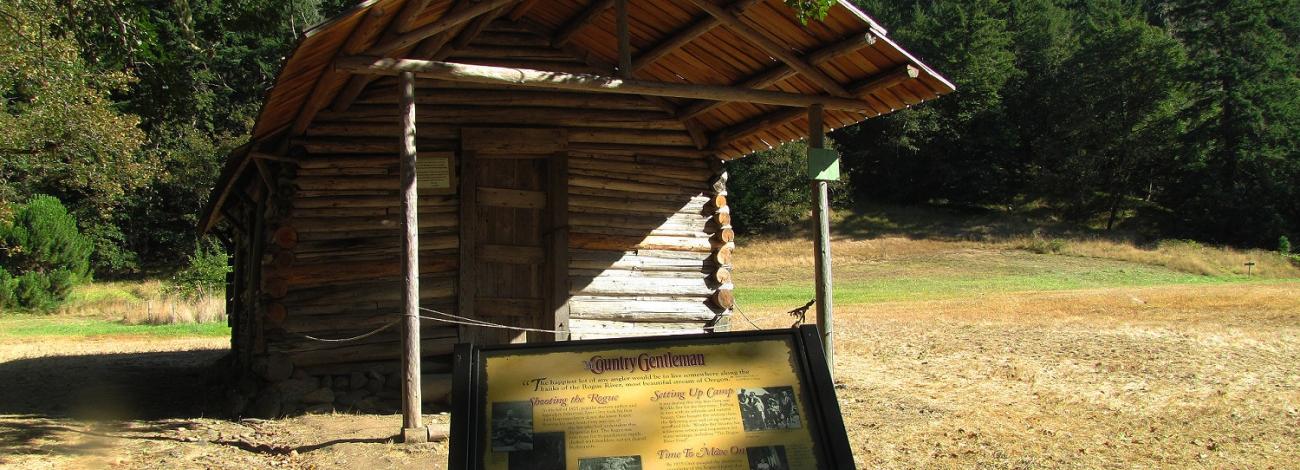 Zane Grey Cabin on the Rogue River