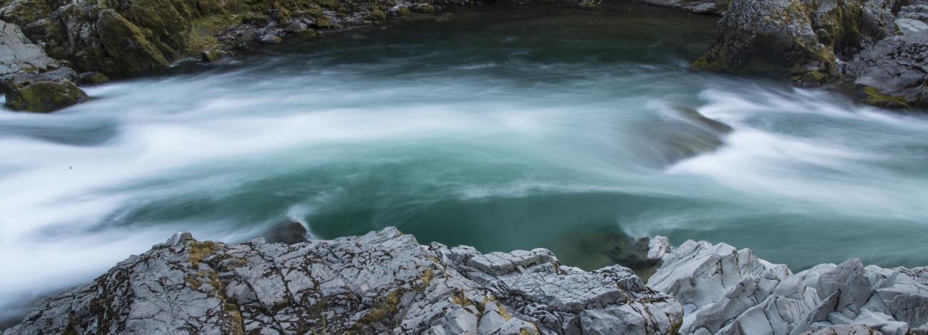 rapids on the North Umpqua Wild and Scenic River