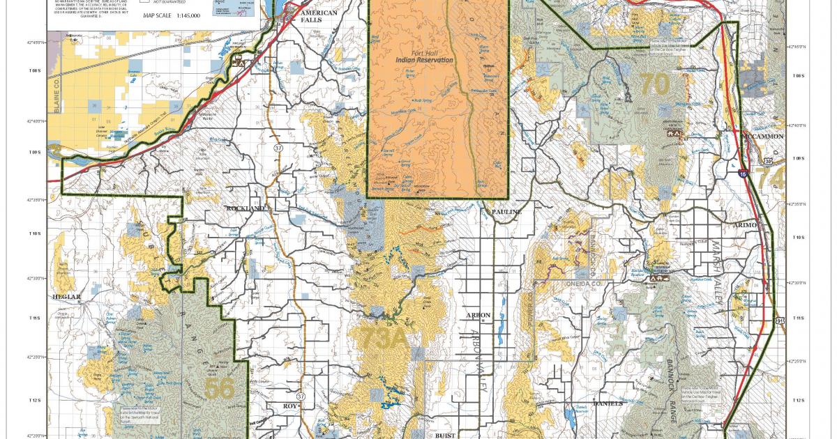 Curlewdeep Creek Georeferenced Travel Map Bureau Of Land Management 4006